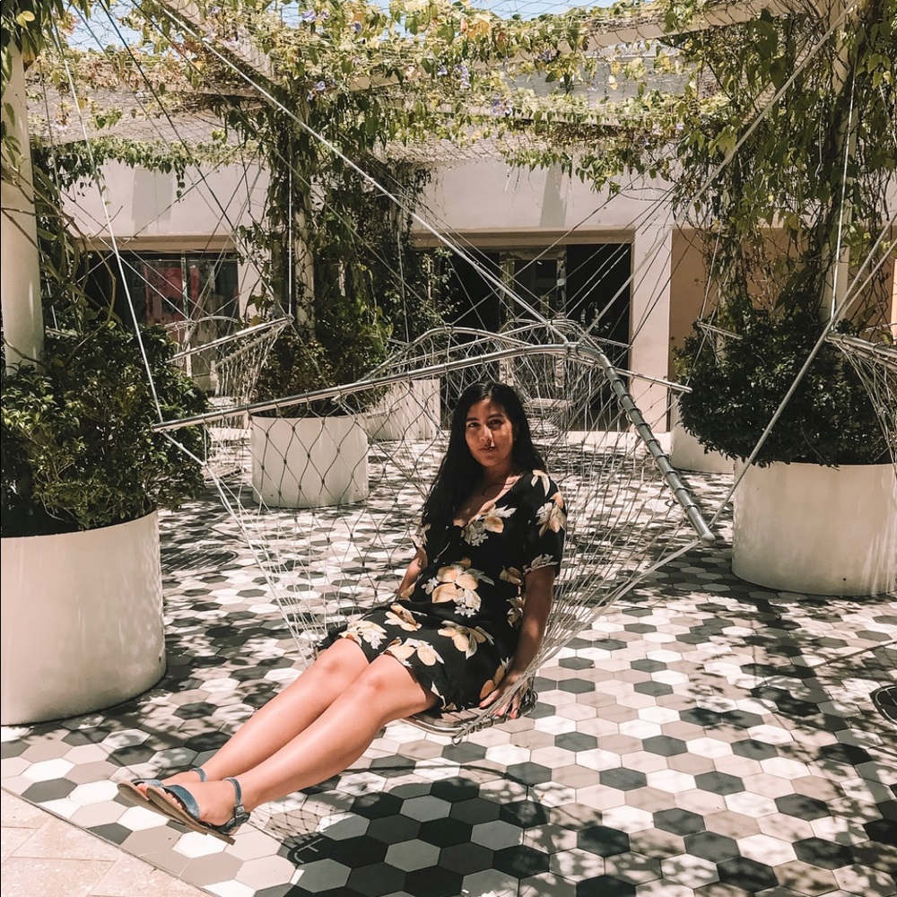 ASOS lemon pattern summer dress